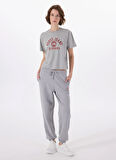 Guess Jeans Mavi Kadın T-Shirt GJ SS CN BOXY PRINTE - ORGANIC COTT