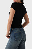 Guess Bayan T Shirt W5RI68 KA0H1 JBLK