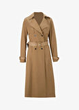 Guess Bej Kadın Trençkot MAYA UNSTRUCTURED TR - ECO VISCOSE