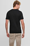 Guess Erkek Siyah Logolu T-Shirt