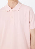 Guess Jeans Desenli Pembe Erkek Polo T-Shirt M4BP29KCJV1G6R4 GJ SS EMBRO LOGO