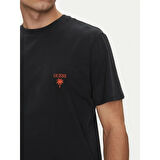 Guess Ss Cn Gd Palm Tee Erkek Siyah T-Shirt F5GI09KA260-JBLK