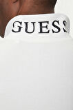 Guess Erkek Beyaz Basic Polo Tişört