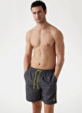 Guess Gri Erkek Şort Mayo SWIMTRUNK MEDIUM GUE