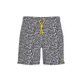 Guess Swımtrunk Medıum Dıstorted 100 Erkek Siyah Şort F5GT04WG2D2-PJ0V