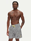 Guess Swımtrunk Medıum Dıstorted 100 Erkek Siyah Şort F5GT04WG2D2-PJ0V
