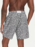 Guess Swımtrunk Medıum Dıstorted 100 Erkek Siyah Şort F5GT04WG2D2-PJ0V