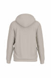 Erkek Aldwin Fermuarlı Sweatshirt - Taş Rengi | S