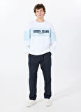 Guess Normal Bel Slim Fit Lacivert Erkek Chino Pantolon M5RB79WGXY1G7V2 AXEL CO POLY NOVA