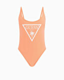 Guess One Piece Logo Detaylı Mayo