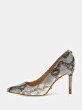 Guess Dabbey Piton Desenli Kadın Topuklu Ayakkabı FLPDB4ELE08