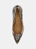Guess Dabbey Piton Desenli Kadın Topuklu Ayakkabı FLPDB4ELE08