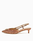 Guess Jessyn Taşlı Mini Topuklu Ayakkabı