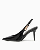 Guess Nassha Rugan Logo Detaylı Topuklu Stiletto