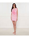 Guess 4G Sl Over Tee Kadın Pembe T-Shirt E5GI04K68D2-G66G