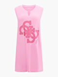 Guess 4G Sl Over Tee Kadın Pembe T-Shirt E5GI04K68D2-G66G
