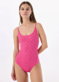 Guess Pembe Kadın Mayo E5GJ14MC040-G4D6
