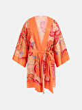 Guess Kadın Mercan Kemerli Kimono