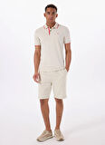 Guess Slim Fit Krem Erkek Şort M5GD55WH4EAG1CV AXEL SHORT CO LIN