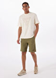 Guess Slim Fit Yeşil Erkek Şort M5GD55WH4EAG896 AXEL SHORT CO LIN