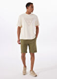 Guess Slim Fit Yeşil Erkek Şort M5GD55WH4EAG896 AXEL SHORT CO LIN