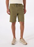 Guess Slim Fit Yeşil Erkek Şort M5GD55WH4EAG896 AXEL SHORT CO LIN