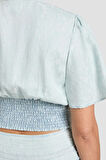 Guess Luıza Top Kadın Mavi Etek W5GH82D5N81-TCPA