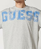 Guess Erkek Mavi Bugler Logolu Tişört