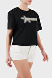 Guess Bayan T Shirt V5GI12 K9RM1 JBLK