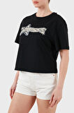 Guess Bayan T Shirt V5GI12 K9RM1 JBLK