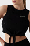 Guess Bayan T Shirt V5GI01 I3Z14 JBLK