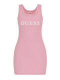 Guess Kadın Pembe  Sunflower Ribana Elbise