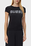 Guess Bayan T Shirt V5GI20 J1314 JBLK
