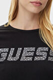 Guess Bayan T Shirt V5GI20 J1314 JBLK