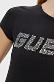 Guess Bayan T Shirt V5GI20 J1314 JBLK