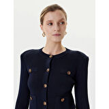 Guess Emmie Kadın Lacivert Triko Hırka W5YR09Z0130-G7V2