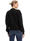 Guess Hotfix Kadın Siyah Sweatshirt W5YQ07KB681-JBLK