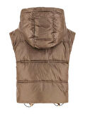 Guess Ernestine Dolgulu Kadın Crop Yelek W5YL11WHDO2