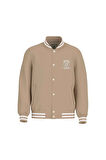 Guess Emblem Erkek Bej Bomber Ceket M5YL18WHEY0-G1FE