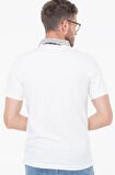 Guess Lyle Erkek Beyaz Slim Fit Polo T-Shirt M5YP60K7O64-G018