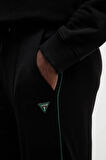 Guess Interlock Erkek Siyah Slim Fit Eşofman Altı M5YB18KCBR2-JBLK