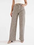 Guess Mirage Kadın Çok Renkli Relaxed Fit Pantolon W5YA1AWHFP2-P7XQ