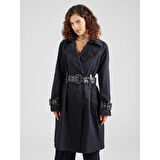 Guess Raphaelle Kadın Siyah Trençkot W5YL02WHDF1-JBLK