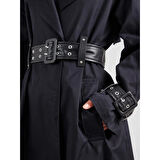 Guess Raphaelle Kadın Siyah Trençkot W5YL02WHDF1-JBLK