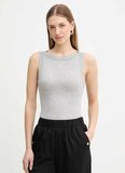 Guess Kayık Yaka Düz Gri Kadın T-Shirt W5RP16KCNH2-LMGY