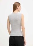 Guess Kayık Yaka Düz Gri Kadın T-Shirt W5RP16KCNH2-LMGY