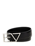 Guess Access Erkek Siyah Ayarlanabilir Deri Kemer BM7817P5335-BLA