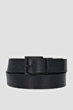 Guess Access Erkek Siyah Ayarlanabilir Çift Taraflı Deri Kemer BM7820P5335-BLA