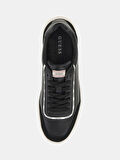 Guess Winno Erkek Siyah Deri Sneaker FMTWI3ELE12-BLACK