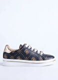 Guess Siyah - Kahve Kadın Sneaker FLTSS3FAL12-BLKBR
